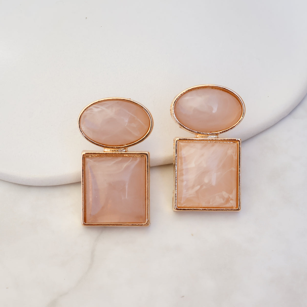 Forma Drop Earrings – Milk
