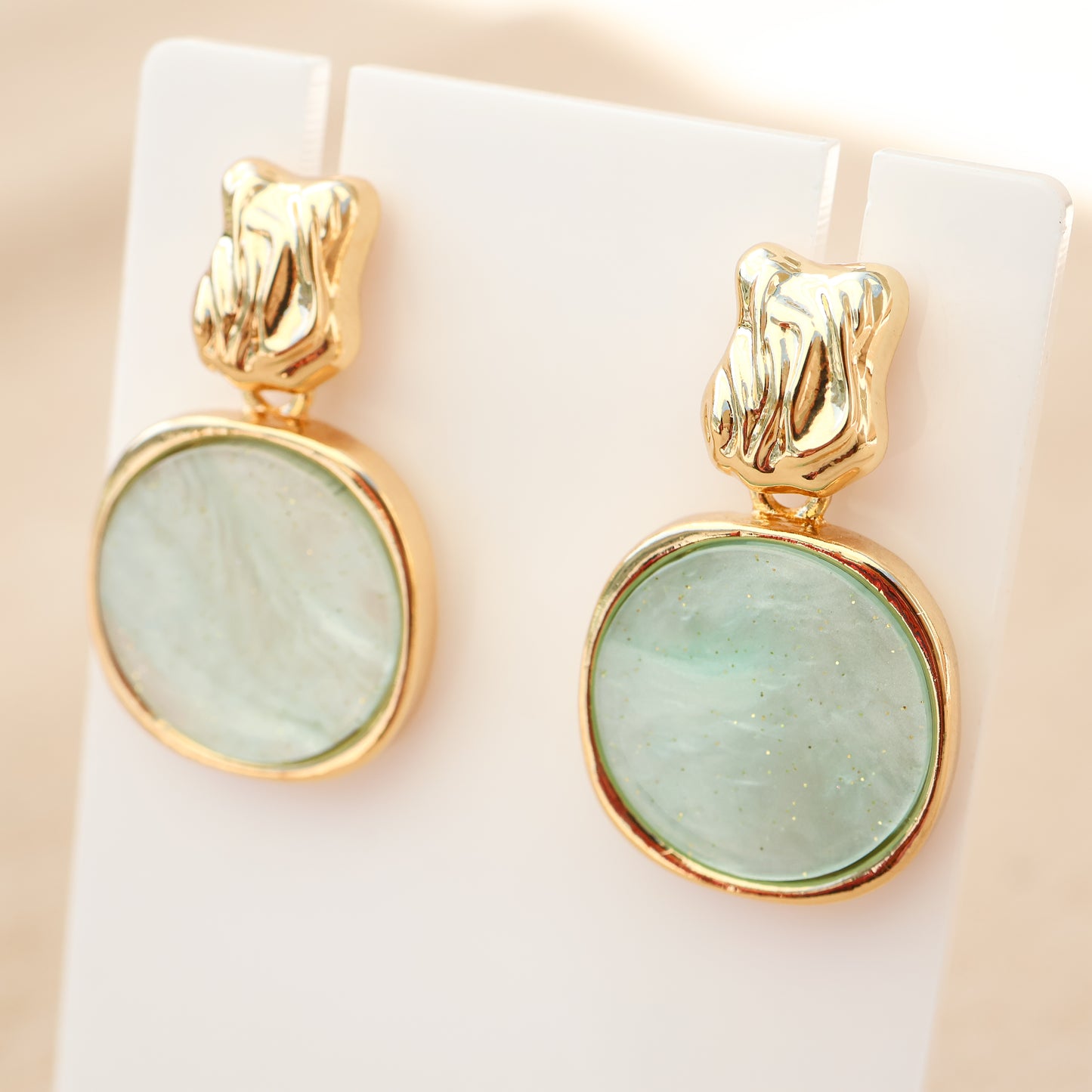 Conchiglia Glow – Mint Lagoon - Gold