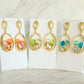Lusso Drop Earrings – Pistachio