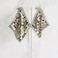 Gala Glow Drop Earrings - Silver
