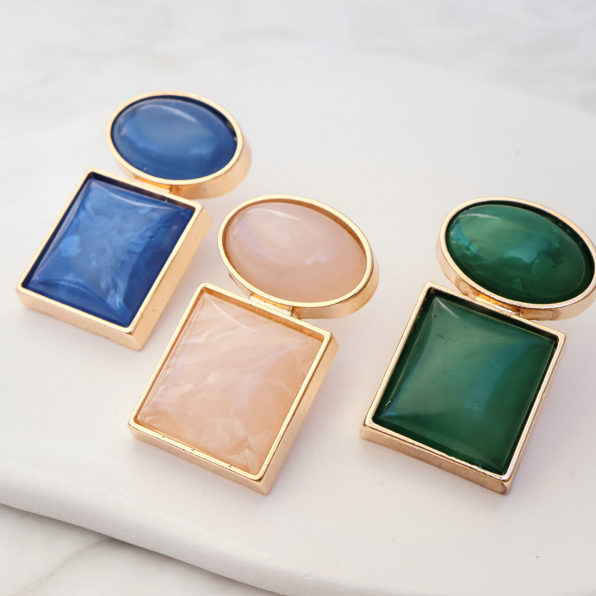 Forma Drop Earrings – Milk