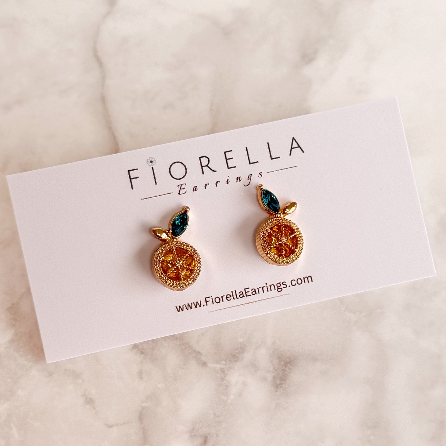 Amalfi Citrus Stud Earrings