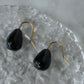 Dew Drop Earrings – Midnight Black