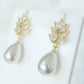 Fiore Pearl Drop Earrings – Gold