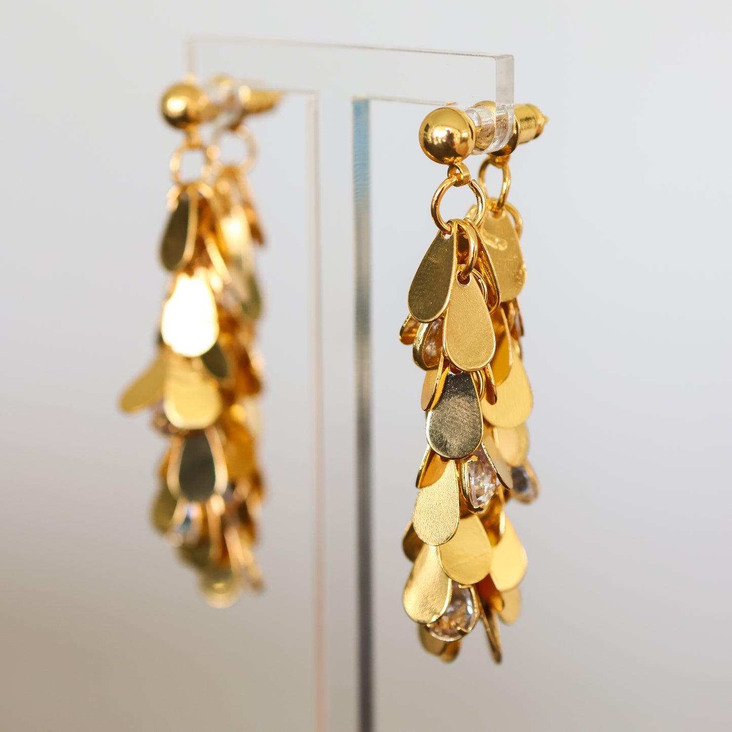 Liquid Light - Statement Gold Earrings