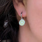 Capri Citrus Hoops - Silver