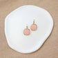 Viva Drop Earrings – Petal Pink