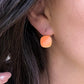 Viva Drop Earrings – Sunset Orange