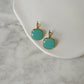 Viva Drop Earrings – Seafoam Aqua