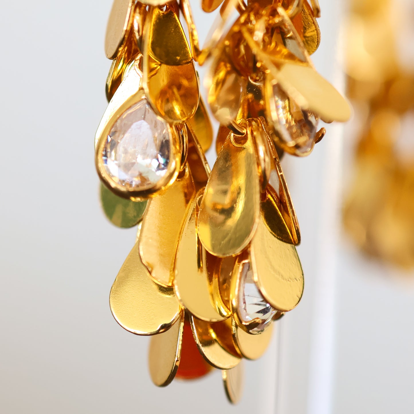 Liquid Light - Statement Gold Earrings