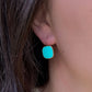 Viva Drop Earrings – Seafoam Aqua