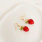 Strawberry Blossom Charm Earrings