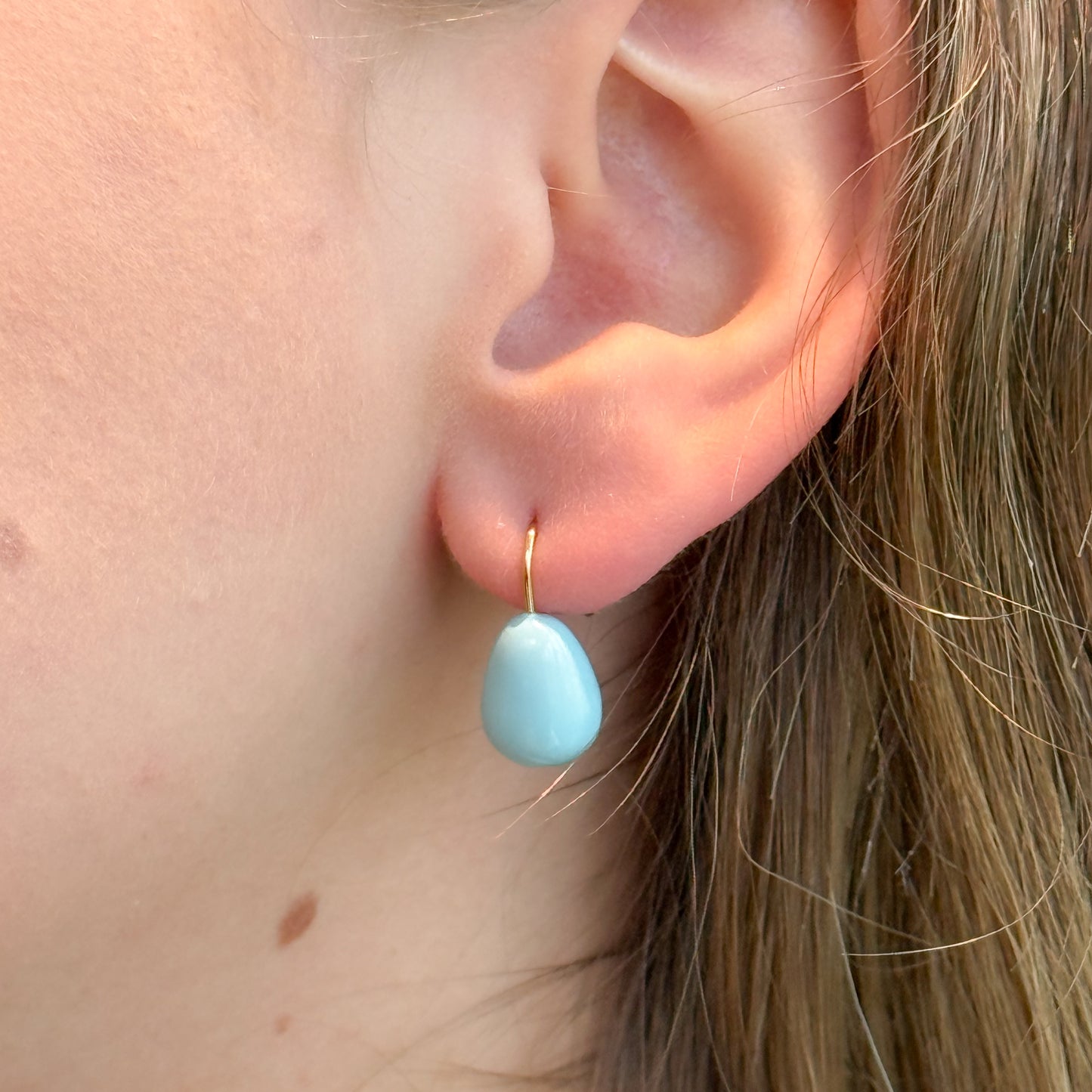 Dew Drop Earrings – Sky Blue