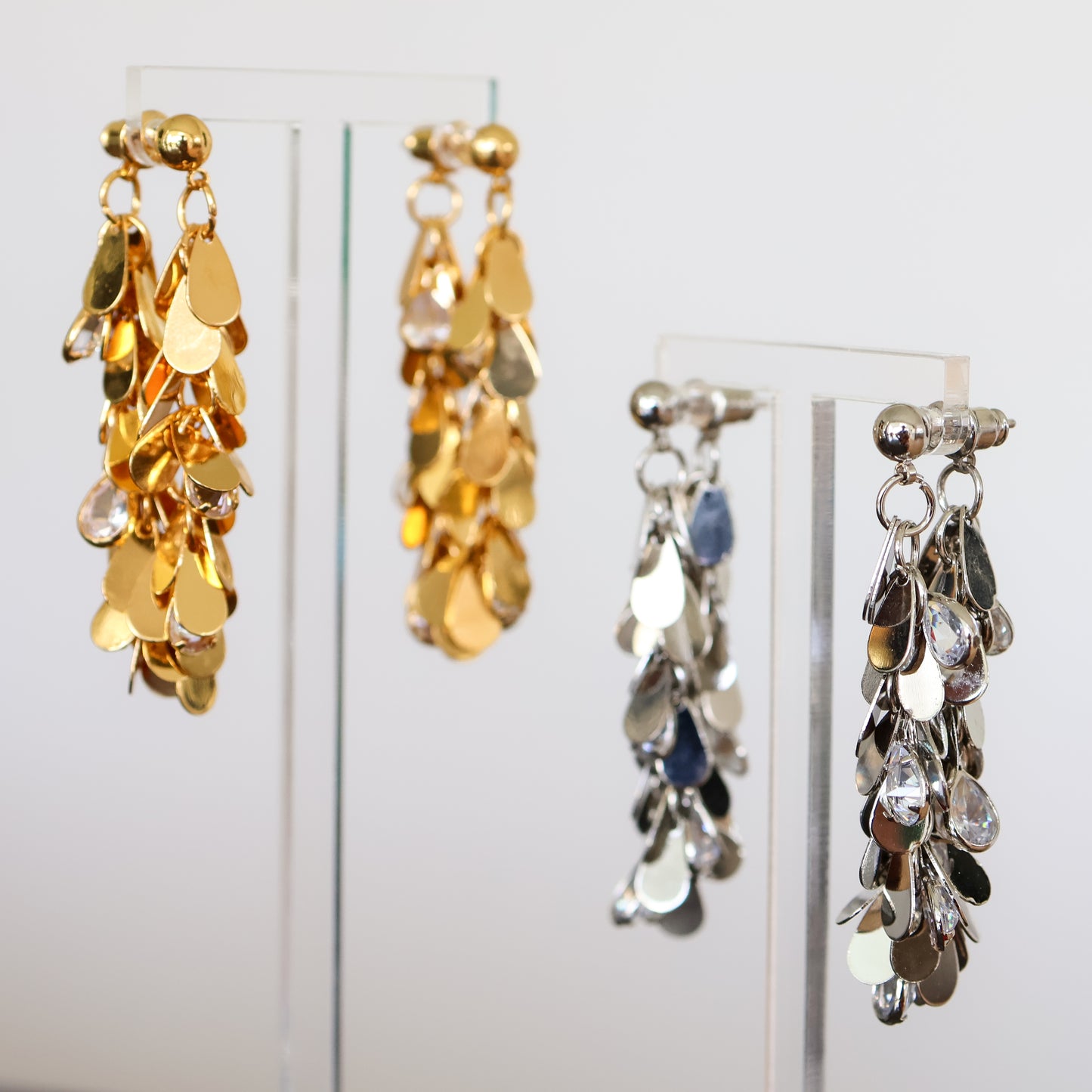 Liquid Light - Statement Gold Earrings