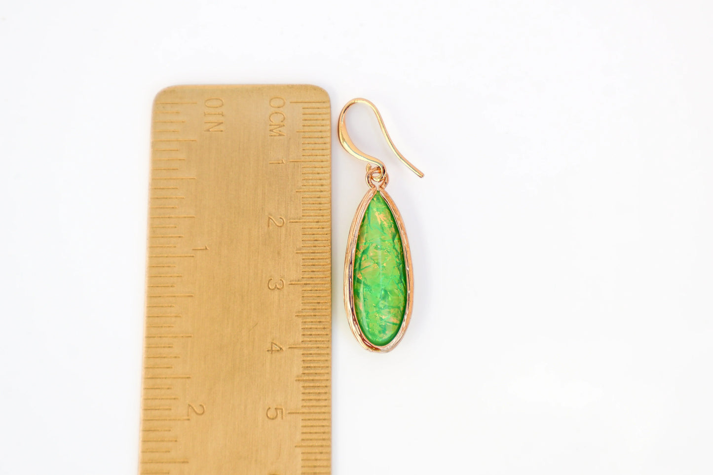 Iridescent Teardrop Elements Earrings