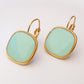 Viva Drop Earrings – Seafoam Aqua