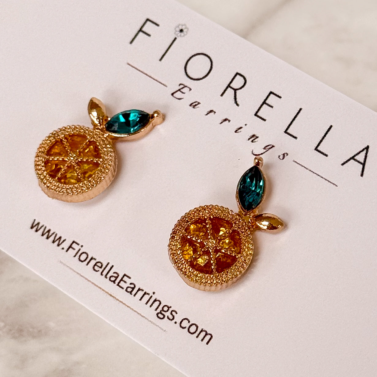 Amalfi Citrus Stud Earrings
