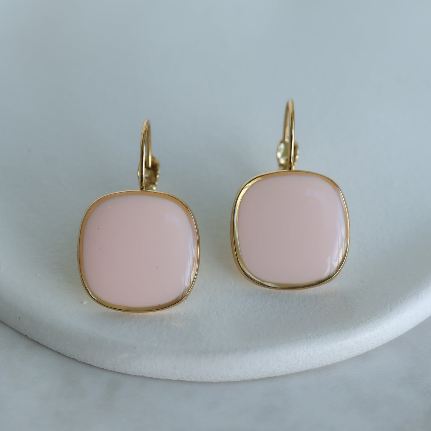 Viva Drop Earrings – Petal Pink