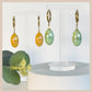 Aurora Iridescent Oval Drops - Ochre