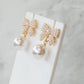 Pearl Bow Statement Drop Earrings – Wedding & Occasion Jewellery