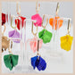 Large Petal Drop Earrings - Bottle Green