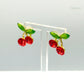 Cherry Delight Crystal Stud Earrings