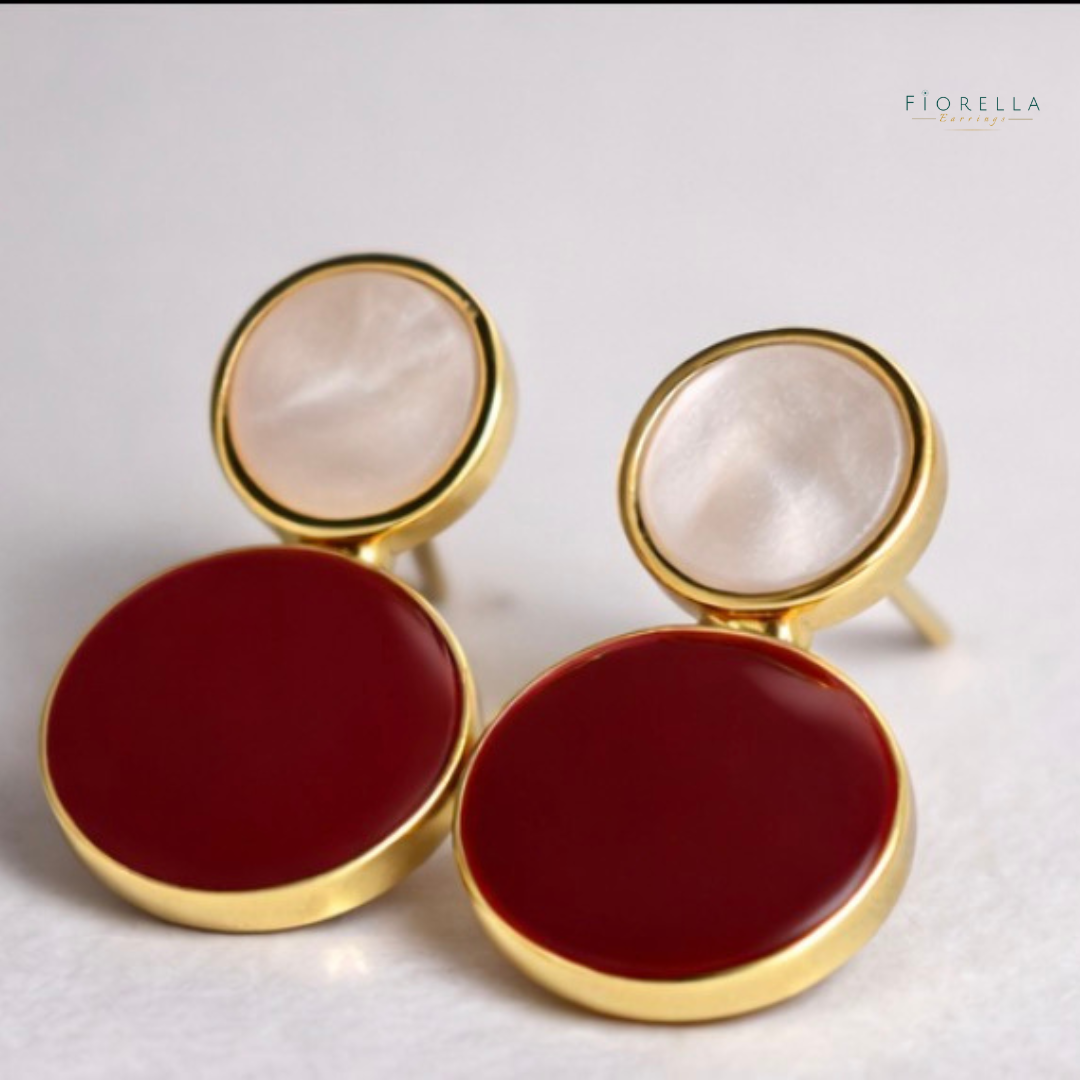 Luna Duo Drops – Warm Vintage Red