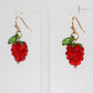 Raspberry Charm Earrings