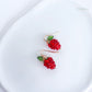 Raspberry Charm Earrings